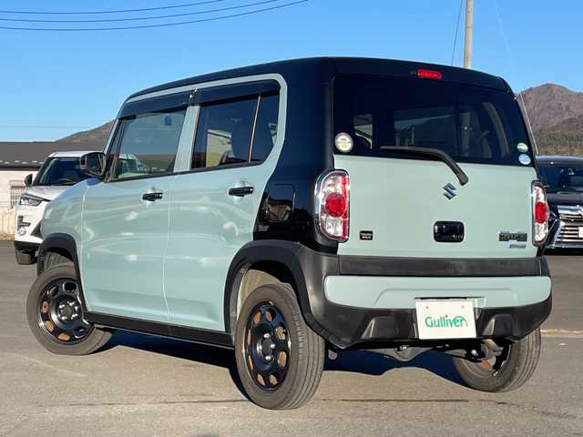 スズキ ハスラー タフワイルド 山梨県 2019(平31)年 7万km オフブルーメタリック/ブラック 2トーン 社外メモリナビ/ＣＤＤＶＤＢＴ/衝突軽減ブレーキ/フルセグテレビ/バックカメラ/アイドリングストップ/プッシュスタート/ETC/純正HIDヘッドライト/ドライブレコーダー/シートヒーター