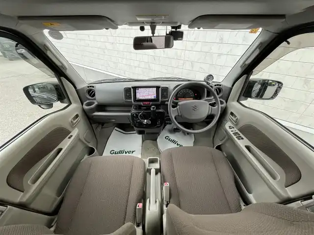 スズキ エブリイ JOIN 山形県 2015(平27)年 7.8万km ブルーイッシュブラックパール3 禁煙車/4WD/リフトアップ（2インチ）/ハイルーフ/社外SDナビ/・TV/AM/FM/DVD/ハロゲンヘッドライト/盗難防止装置/両側スライドドア/バックカメラ/ドライブレコーダー/リモコンキー/MTモード付AT/純正ドアバイザー/純正フロアマット/ETC/保証書/取扱説明書