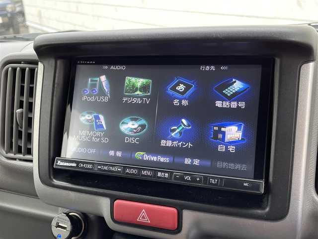 スズキ エブリイ JOIN 山形県 2015(平27)年 7.8万km ブルーイッシュブラックパール3 禁煙車/4WD/リフトアップ（2インチ）/ハイルーフ/社外SDナビ/・TV/AM/FM/DVD/ハロゲンヘッドライト/盗難防止装置/両側スライドドア/バックカメラ/ドライブレコーダー/リモコンキー/MTモード付AT/純正ドアバイザー/純正フロアマット/ETC/保証書/取扱説明書
