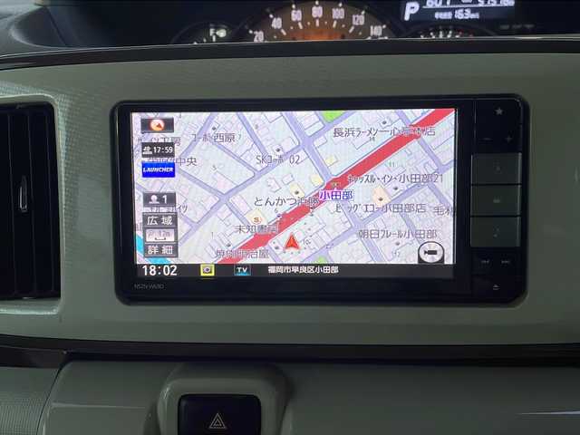 ダイハツ ムーヴ キャンバス G メイクアップ SA Ⅲ 福岡県 2018(平30)年 5.2万km パールホワイトⅢ/ナチュラルベージュマイカメタリック 2トーン 純正ディーラーナビ/（AM/FM/SD/DVD/Bluetooth/ワンセグTV）/衝突被害軽減システム/横滑り防止装置/アイドリングストップ/パワースライドドア（両側）/オートマチックハイビーム/オートライト/LEDライト/フォグランプ/ドライブレコーダー（前）/ETC/純正フロアマット/プッシュスタート/スペアキー×1