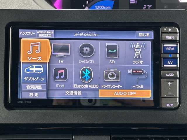 ダイハツ タント カスタム X 愛知県 2023(令5)年 2.3万km ブラックマイカメタリック/シャイニングホワイトパール ワンオーナー/禁煙車/スマートアシスト/・先行車発進システム/・車線逸脱警報システム/・レーンキープアシスト/・コーナーセンサー/両側電動スライドドア/ALPINE ワイド プレミアム メモリーナビ/・型番：NMZL-W73D/・CD/DVD/Bluetooth/フルセグTV/・アダプティブクルーズコントロール/全方位カメラ/ビルトインETC/ハーフレザーシート/DN席シートヒーター/純正フロアマット/純正ドアバイザー/オートライト/・LEDヘッドライト/・LEDフォグランプ