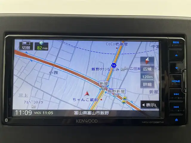 三菱 ｅＫワゴン M 富山県 2022(令4)年 5.5万km オークブラウンメタリック 4WD/社外ナビ【MDV-D7088TW】/(AM/FM/CD/DVD/SD/BT)/フルセグTV/バックカメラ/衝突被害軽減ブレーキ/レーンキープアシスト/オートライト/標識認識機能/横滑り防止装置/リモコンキー/社外フロアマット/ドアバイザー