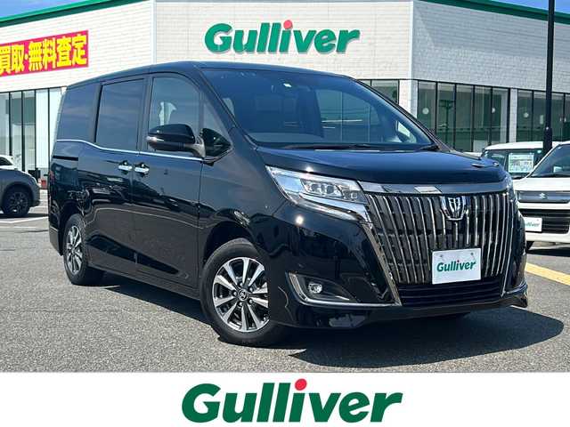トヨタ エスクァイア Gi プレミアムパッケージ ブラックテーラード 鳥取県 2020(令2)年 7.7万km ブラック 純正10インチナビ/フルセグ/DVD/CD/BT/USB/バックカメラ/トヨタセーフティセンス/レーンキープアシスト/クルーズコントロール/両側パワースライドドア/前席シートヒーター/ハーフレザーシート/ウッドコンビハンドル/ビルトインETC/LEDヘットライト/純正15インチアルミホイール/プッシュエンジンスタート/アイドリングストップ