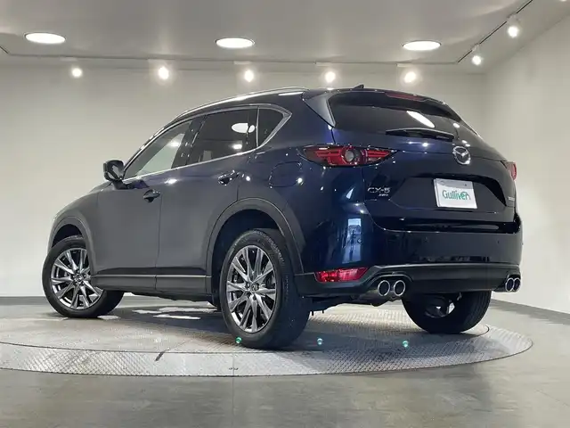 マツダ ＣＸ－５ XD エクスクルーシブモード 愛知県 2021(令3)年 2.5万km ディープクリスタルブルーマイカ 純正１０．２５インチナビ　/（Bluetooth/FM/AM/CarPlay/USB/フルセグTV)/ＢＯＳＥサウンド　/３６０°ビューモニター　/シートヒーター　/電動バックドア　/ＥＴＣ　/衝突軽減ブレーキ/レーダークルーズコントロール　/ステアリングヒーター　/ドライブレコーダー　/メモリー機能付パワーシート/ワイヤレス充電/ブラインドスポットモニター/ヘッドアップディスプレイ/レーンキープアシスト/コーナーセンサー/LEDヘッドライト/LEDフォグランプ/純正フロアマット