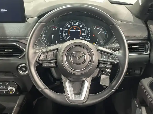 マツダ ＣＸ－５ XD エクスクルーシブモード 愛知県 2021(令3)年 2.5万km ディープクリスタルブルーマイカ 純正１０．２５インチナビ　/（Bluetooth/FM/AM/CarPlay/USB/フルセグTV)/ＢＯＳＥサウンド　/３６０°ビューモニター　/シートヒーター　/電動バックドア　/ＥＴＣ　/衝突軽減ブレーキ/レーダークルーズコントロール　/ステアリングヒーター　/ドライブレコーダー　/メモリー機能付パワーシート/ワイヤレス充電/ブラインドスポットモニター/ヘッドアップディスプレイ/レーンキープアシスト/コーナーセンサー/LEDヘッドライト/LEDフォグランプ/純正フロアマット
