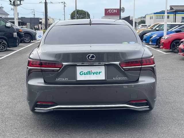 レクサス ＬＳ 500h Iパッケージ 長崎県 2018(平30)年 5.1万km マンガンラスター 純正メーカーナビ/CD/DVD/BT/USB/フルセグTV/全方位カメラ/黒レザーシート/前席メモリーシート/前席パワーシート/前席シートヒーター/前席エアーシート/ステアリングヒーター/衝突被害軽減システム/ステアリングスイッチ/レーダークルーズコントロール/ブラインドスポットモニター/デジタルインナーミラー/パワーバックドア/純正LEDヘッドライト/オートマチックハイビーム/パドルシフト/ドライブレコーダー/ビルトインETC