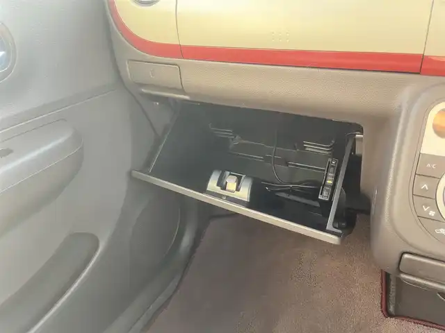 スズキ ラパン ショコラ X 島根県 2014(平26)年 9.5万km シャンパンピンクパール/メタリックホワイト 社外ＨＤＤナビ　/フルセグＴＶ　/ＤＶＤ再生　/Ｂｌｕｅｔｏｏｔｈ接続　/ＥＴＣ　/アイドリングストップ/スマートキー/プッシュスタート/純正アルミホイール　/純正ＨＩＤヘッドライト/純正フロアマット　/保証書　/取扱説明書　/スペアキー１本　