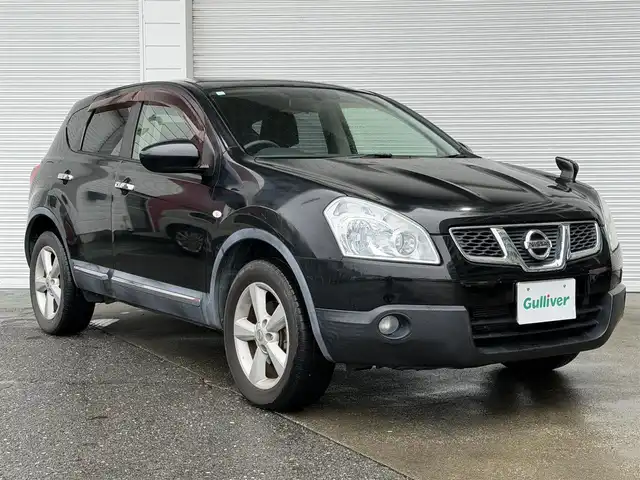 日産 デュアリス 20G FOUR 高知県 2013(平25)年 7.5万km スーパーブラック 純正ナビ/Bluetooth接続/ETC/4WD/MTモード付AT/AAC/ガラスルーフ/純正フロアマット/純正17インチアルミホイール/キセノンヘッドライト/運転席＋助手席＋サイドエアバッグ/スマートキー/盗難防止装置