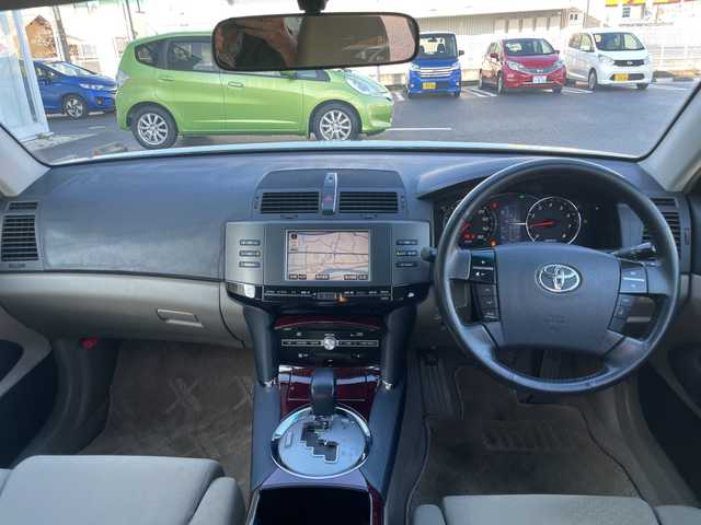 トヨタ マークＸ 250G 岡山県 2006(平18)年 6.2万km シルバーM 純正ナビ/CD、MD、AM、FM/バックカメラ/ETC/前席パワーシート/リモコンキー/オートライト/サイドバイザー