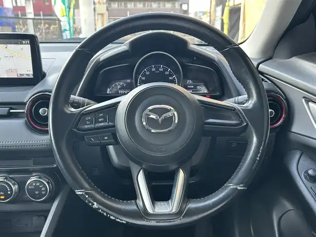 マツダ ＣＸ－３ XD 千葉県 2017(平29)年 10万km チタニウムフラッシュマイカ 取扱説明書、保証書、スペアキー/ワンオーナー/純正ナビ/AM/FM/BT/バックカメラ/スマートシティーブレーキサポート/革巻きステアリング/ステアリングスイッチ/LEDヘッドライト/オートリトラミラー/アイドリングストップ/トラクションコントロール/ETC
