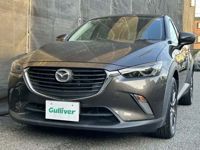 マツダ ＣＸ－３ XD 千葉県 2017(平29)年 10万km チタニウムフラッシュマイカ 取扱説明書、保証書、スペアキー/ワンオーナー/純正ナビ/AM/FM/BT/バックカメラ/スマートシティーブレーキサポート/革巻きステアリング/ステアリングスイッチ/LEDヘッドライト/オートリトラミラー/アイドリングストップ/トラクションコントロール/ETC
