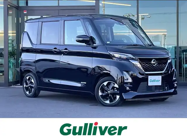 日産 ルークス HWS X プロパイロットED 東京都 2022(令4)年 1.3万km ブラック 純正9インチナビ/フルセグ/アラウンドビューモニター/プロパイロット/ETC/ドライブレコーダー/両側パワースライドドア/エマージェンシーブレーキ/車線逸脱警報/先行車発進お知らせ/コーナーセンサー/LEDヘッドライト/スマートキー