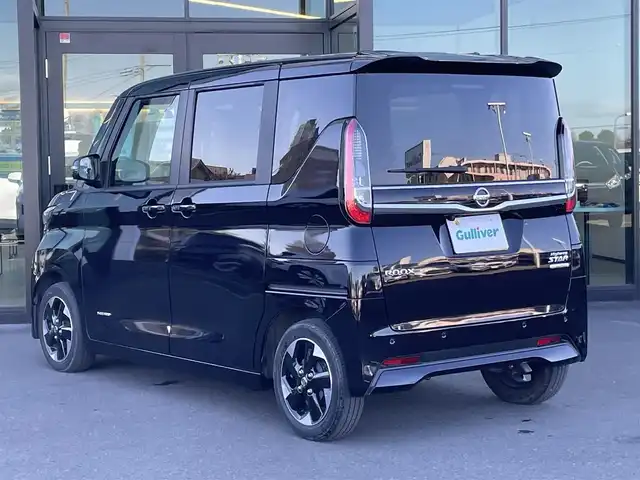 日産 ルークス HWS X プロパイロットED 東京都 2022(令4)年 1.3万km ブラック 純正9インチナビ/フルセグ/アラウンドビューモニター/プロパイロット/ETC/ドライブレコーダー/両側パワースライドドア/エマージェンシーブレーキ/車線逸脱警報/先行車発進お知らせ/コーナーセンサー/LEDヘッドライト/スマートキー