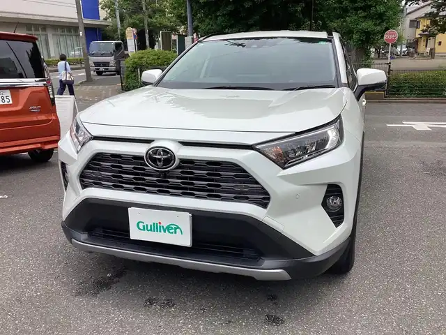 トヨタ ＲＡＶ４ G 神奈川県 2021(令3)年 7.6万km ホワイトパールクリスタルシャイン ワンオーナー/４WD/ディスプレイオーディオ/全方位カメラ/トヨタセーフティセンス/コーナーセンサー/ＥＴＣ/ドライブレコーダー/パワーバックドア/合皮シート/D席パワーシート/シートヒーター/LEDヘッドライト/オートライト/フォグランプ/横滑り防止装置/スマートキー/プッシュスタート/ステアリングスイッチ/革巻きステアリング/電動格納ミラー