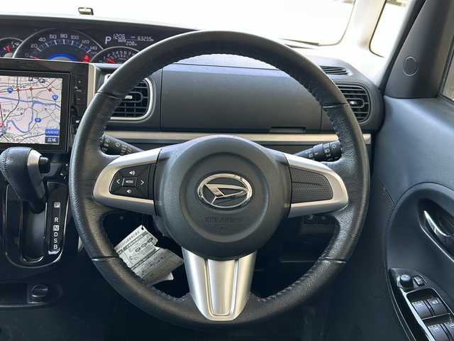ダイハツ タント カスタム RS スマートセレ SA 愛知県 2014(平26)年 6.4万km プラムブラウンクリスタルマイカ 登録時63255km/ワンオーナー/ＬＥＤヘッドライト/フォグランプ/純正１５インチアルミ/両側パワースライドドア/バックカメラ/純正ナビＴＶ/ＣＤ／ＤＶＤ　フルセグ/純正フロアマット/革巻ハンドル/ＥＴＣ/電動格納ミラー/ミラーウインカー/オートライト/保証書/取扱説明書/スマートキー×2