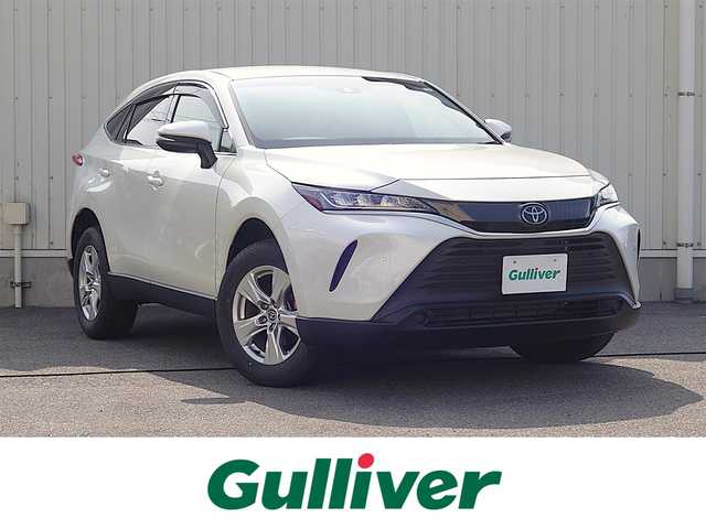 トヨタ ハリアー S 山形県 2022(令4)年 3.5万km ホワイトパールクリスタルシャイン 衝突被害軽減システム/純正メモリナビ/　　【BT フルセグ USB AUX】/バックカメラ/レーダークルーズコントロール/LEDオートヘッドライト/純正17インチアルミホイール/コーナーセンサー/ステアリングスイッチ/MTモード付AT/電動格納ウィンカーミラー/スマートキー/ETC