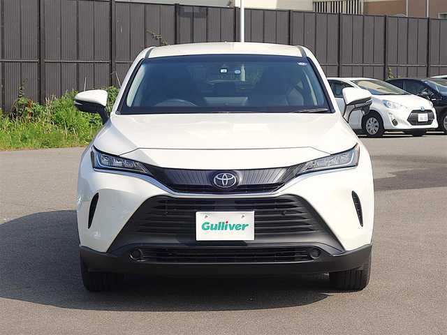 トヨタ ハリアー S 山形県 2022(令4)年 3.5万km ホワイトパールクリスタルシャイン 衝突被害軽減システム/純正メモリナビ/　　【BT フルセグ USB AUX】/バックカメラ/レーダークルーズコントロール/LEDオートヘッドライト/純正17インチアルミホイール/コーナーセンサー/ステアリングスイッチ/MTモード付AT/電動格納ウィンカーミラー/スマートキー/ETC