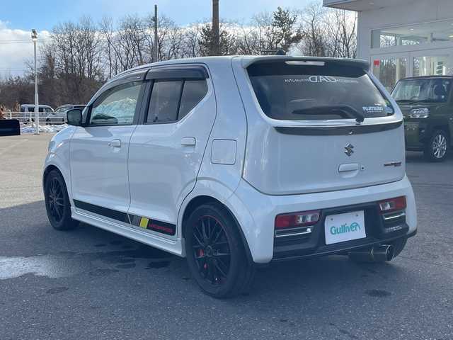 スズキ アルト 青森県 2020(令2)年 5.6万km ピュアホワイトP 4WD/純正ナビ/バックカメラ/ETC/スマートキー/HIDヘッドライト/LEDフォグ/ESPELIRサス/KYBショック/rossoMODELマフラー/純正サス/純正マフラー車内積込