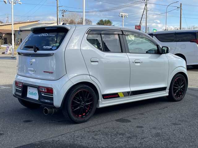スズキ アルト 青森県 2020(令2)年 5.6万km ピュアホワイトP 4WD/純正ナビ/バックカメラ/ETC/スマートキー/HIDヘッドライト/LEDフォグ/ESPELIRサス/KYBショック/rossoMODELマフラー/純正サス/純正マフラー車内積込