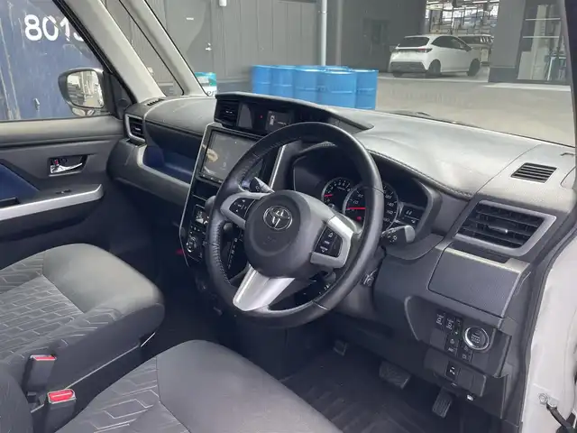 トヨタ タンク カスタムG 滋賀県 2020(令2)年 4.8万km パールホワイトⅢ 純正9インチナビ（Bluetooth/SD/CD/フルセグ）/バックカメラ/横滑り防止装置/コーナーセンサー（前後）/衝突軽減装置/ドライブレコーダー（前後）/両側電動スライドドア/LEDヘッドライト/純正14インチアルミホイール/ビルトインETC/スマートキー/シートヒーター（前席）/電動格納ミラー/プッシュスタート