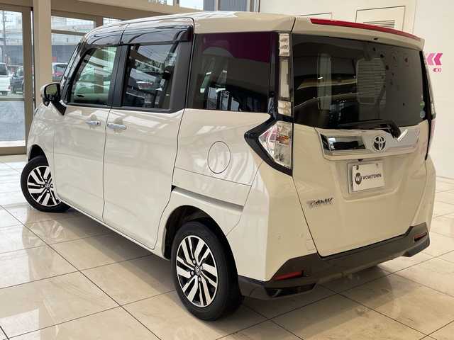 トヨタ タンク カスタムG 埼玉県 2020(令2)年 4.8万km パールホワイトⅢ スマートアシスト/純正9インチナビ/　　Bluetooth/SD/CD/フルセグ/バックカメラ/コーナーセンサー（前後）/クルーズコントロール/両側電動スライドドア/シートヒーター（前席）/LEDヘッドライト/純正14インチアルミホイール/ビルトインETC/スマートキー