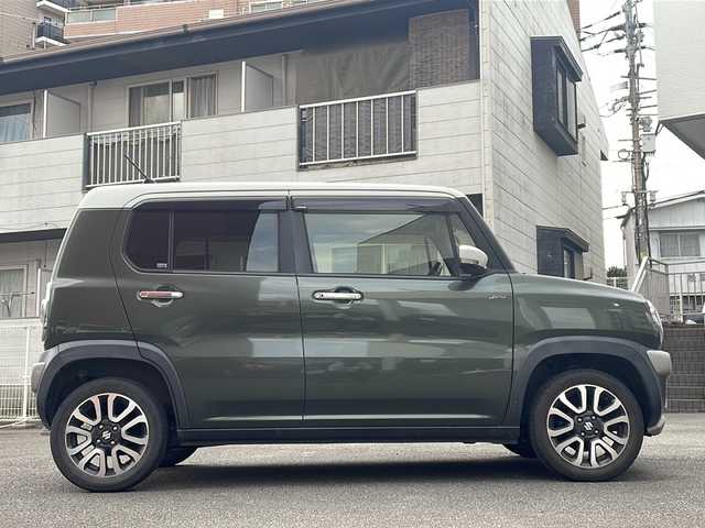 スズキ ハスラー Jスタイル Ⅱ 宮崎県 2016(平28)年 6.6万km クールカーキPM SDナビ（AM/FM/CD/ワンセグTV）/前席シートヒーター/ETC/スズキセーフティ/純正ドアバイザー/ハンドルカバー/純正フロアマット