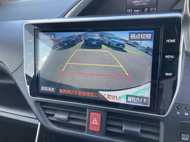 トヨタ ヴォクシー ZS 煌Ⅱ 香川県 2019(令1)年 3.9万km ブラック 登録時走行距離：38715km/ディーラー純正10型ナビ/　CD DVD BT フルセグTV/バックカメラ/両側パワースライドドア/モデリスタエアロ/車高調/プリクラッシュセーフティシステム/レーンキープアシスト/クルーズコントロール/オートハイビーム/LEDヘッドライト/オートライト/フォグランプ/横滑り防止装置/アイドリングストップ/ETC/ロールサンシェード/ISOFIX/プッシュスタート/スマートキー