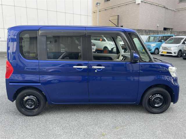 ダイハツ タント X LTD SA Ⅲ 神奈川県 2018(平30)年 5.5万km ディープブルークリスタルマイカ スマートアシストIII/・衝突警報機能/・衝突回避支援ブレーキ機能/・誤発進抑制制御機能/・先行車発進お知らせ機能/・車線逸脱警報機能/純正ナビ＆フルセグTV/CD／DVD／BT／SD/レーダー探知機/ビルトインETC/全方位カメラ/アイドリングストップ/ステアリングコントロール/ドライブレコーダー/両側パワースライドドア/LEDライト/オートライト/電動格納ミラー/プッシュスタート/スマートキー/Wエアバック/ABS/純正フロアマット/取扱説明書/保証書/スペアキー有