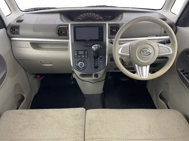 ダイハツ タント X 新潟県 2014(平26)年 6.8万km ブラックマイカメタリック 社外メモリナビ（Bluetooth・CD.DVD）/ハロゲンライト/地デジ/アイドリングストップ/純正純正/プッシュスタート/ドアバイザー/スマートキー