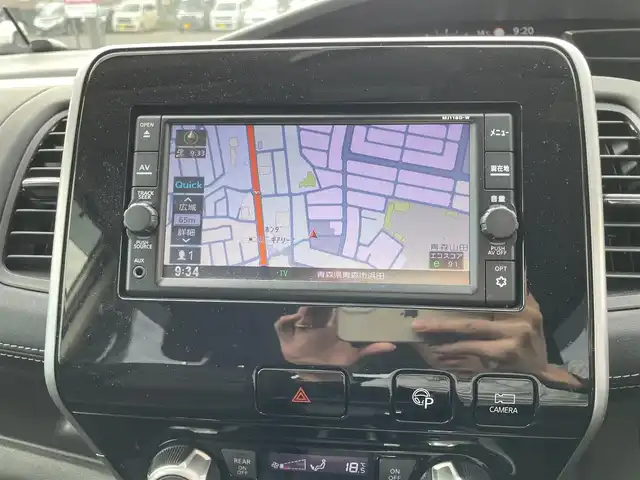 日産 セレナ 青森県 2019(平31)年 7.3万km ブリリアントホワイトパール ワンオーナー/4WD/純正SDナビ/CD/DVD/SD/BT/USB/フルセグTV/インテリジェントアラウンドビューモニター/両側パワースライドドア/クルーズコントロール/クリアランスソナー/ステアリングリモコン/アイドリングストップ/純正エンジンスターター/ETC/オートライト/LEDヘッドライト/フォグライト/電動パーキングブレーキ/プッシュスタート/純正ドアバイザー/純正フロアマット/積込スタッドレスタイヤ/保証書/取扱説明書