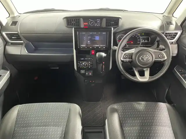 トヨタ ルーミー カスタムG－T 大阪府 2021(令3)年 2.9万km ブラックマイカメタリック/ファイアークォーツレッドメタリック 純正ナビＴＶ　全方位カメラ　ＥＴＣ　ドラレコ　両側パワスラ　衝突軽減　シートヒーター　レーダークルコン　コーナーセンサー　レーンアシスト　電動ミラー　オートライト　ＬＥＤヘッドライト　フォグランプ