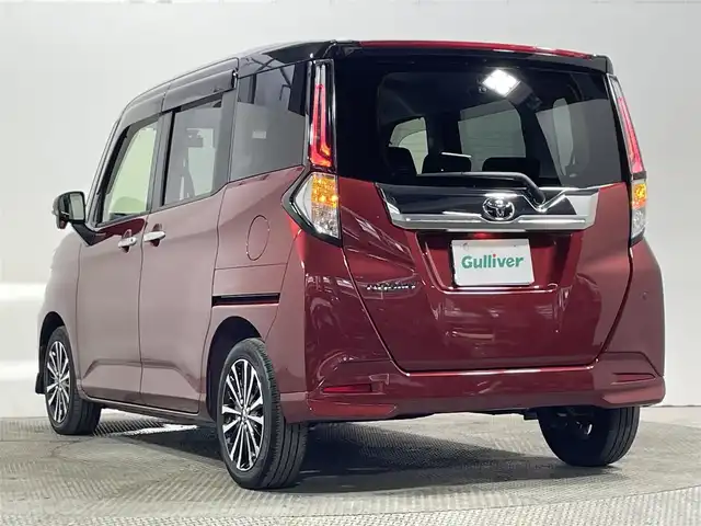 トヨタ ルーミー カスタムG－T 大阪府 2021(令3)年 2.9万km ブラックマイカメタリック/ファイアークォーツレッドメタリック 純正ナビＴＶ　全方位カメラ　ＥＴＣ　ドラレコ　両側パワスラ　衝突軽減　シートヒーター　レーダークルコン　コーナーセンサー　レーンアシスト　電動ミラー　オートライト　ＬＥＤヘッドライト　フォグランプ