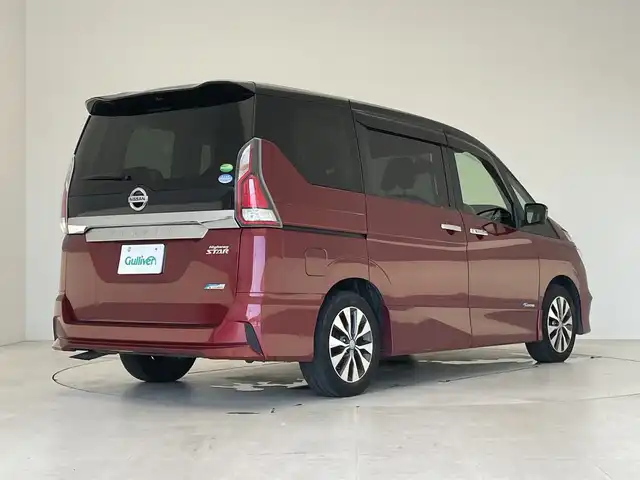 日産 セレナ ハイウェイスター G 愛知県 2016(平28)年 6.6万km マルーンレッド 2トーン プロパイロット/衝突軽減システム/純正９型SDナビ/全方位カメラ/両側パワースライドドア/フリップダウンモニター/Bluetooth/バックカメラ/イージーオープン機能/コーナーセンサー/純正アルミホイール/LEDヘッドライト/インテリジェントミラー/リアオートエアコン/ドライブレコーダー/ETC/ステアリングスイッチ/スマートキー/プッシュスタート