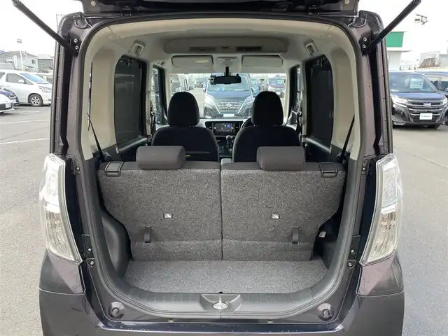 日産 デイズ ルークス ハイウェイスターX 東京都 2015(平27)年 7.5万km プレミアムパープルP 純正ナビ/全周囲カメラ/エマージェンシーブレーキ/フルセグTV/Bluetooth/片側電動スライドドア/純正14インチAW/スマートキー/ETC/純正バイザー/フォグライト