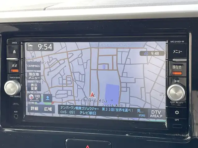 日産 デイズ ルークス ハイウェイスターX 東京都 2015(平27)年 7.5万km プレミアムパープルP 純正ナビ/全周囲カメラ/エマージェンシーブレーキ/フルセグTV/Bluetooth/片側電動スライドドア/純正14インチAW/スマートキー/ETC/純正バイザー/フォグライト