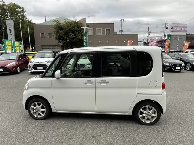 ダイハツ タント X 鳥取県 2012(平24)年 3.9万km パール 4WD/社外ナビ/ワンセグ/左パワースライドドア/前方ドライブレコーダー/社外AW/ベンチシート/アームレスト/プライバシーガラス/セキュリティアラーム/スマートキー