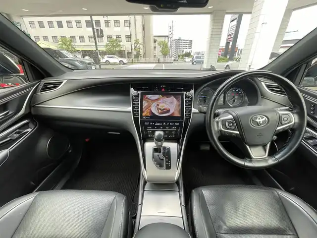 トヨタ ハリアー ハイブリッド プログレス メタル&レザーP 岡山県 2019(平31)年 6.3万km ホワイトパールクリスタルシャイン 登録時走行距離63079km/純正メーカーナビ/ＪＢＬサウンドシステム/モデリスタエアロ/革シート/バック・サイドカメラ/ビルトインETC/フルセグTV/前席シートヒーター＆エアシート/後方コーナーセンサー/前席パワーシート/プッシュスタート/スマートキー/純正フロアマット/保証書/取扱説明書/スペアキー