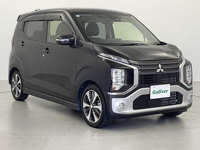 三菱 ｅＫクロス T 岐阜県 2020(令2)年 2.7万km アメジストブラック 純正ナビ/（CD/DVD/ワンセグ/Bluetooth）/バックカメラ/マイパイロット/衝突軽減ブレーキ/横滑り防止システム/前後コーナーセンサー/社外ETC/前席シートヒーター/オートLEDヘッドライト/フォグランプ/スマートキー/プッシュスタート