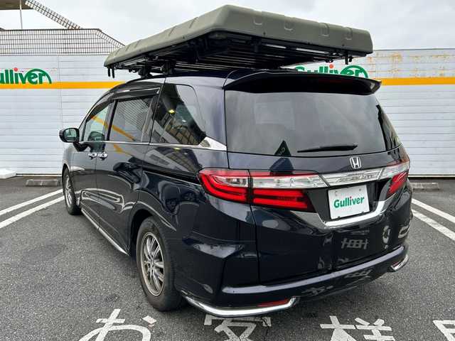 ホンダ オデッセイ アブソルート EX 埼玉県 2014(平26)年 14.5万km プレミアムヴィーナスブラックP HDDナビ/プッシュスタート/両側パワースライドドア/ETC/バックカメラ/アラウンドビューモニター/ブラインドスポットモニター/ドアバイザー/WAC/ABS/ワンセグテレビ/Bluetooth接続/ドライブレコーダー/アイドリングストップ/クルーズコントロール/純正フロアマット/横滑り防止装置/パワーシート/パドルシフト/オットマン/オートライト/ルーフレール/DVD再生/PS/PW/保証書/取扱説明書