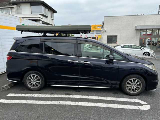 ホンダ オデッセイ アブソルート EX 埼玉県 2014(平26)年 14.5万km プレミアムヴィーナスブラックP HDDナビ/プッシュスタート/両側パワースライドドア/ETC/バックカメラ/アラウンドビューモニター/ブラインドスポットモニター/ドアバイザー/WAC/ABS/ワンセグテレビ/Bluetooth接続/ドライブレコーダー/アイドリングストップ/クルーズコントロール/純正フロアマット/横滑り防止装置/パワーシート/パドルシフト/オットマン/オートライト/ルーフレール/DVD再生/PS/PW/保証書/取扱説明書