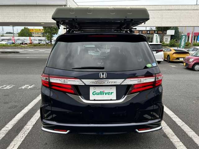 ホンダ オデッセイ アブソルート EX 埼玉県 2014(平26)年 14.5万km プレミアムヴィーナスブラックP HDDナビ/プッシュスタート/両側パワースライドドア/ETC/バックカメラ/アラウンドビューモニター/ブラインドスポットモニター/ドアバイザー/WAC/ABS/ワンセグテレビ/Bluetooth接続/ドライブレコーダー/アイドリングストップ/クルーズコントロール/純正フロアマット/横滑り防止装置/パワーシート/パドルシフト/オットマン/オートライト/ルーフレール/DVD再生/PS/PW/保証書/取扱説明書