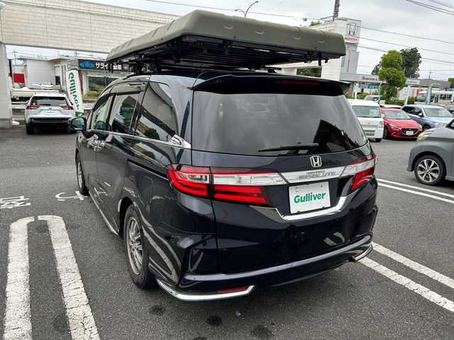 ホンダ オデッセイ アブソルート EX 埼玉県 2014(平26)年 14.5万km プレミアムヴィーナスブラックP HDDナビ/プッシュスタート/両側パワースライドドア/ETC/バックカメラ/アラウンドビューモニター/ブラインドスポットモニター/ドアバイザー/WAC/ABS/ワンセグテレビ/Bluetooth接続/ドライブレコーダー/アイドリングストップ/クルーズコントロール/純正フロアマット/横滑り防止装置/パワーシート/パドルシフト/オットマン/オートライト/ルーフレール/DVD再生/PS/PW/保証書/取扱説明書