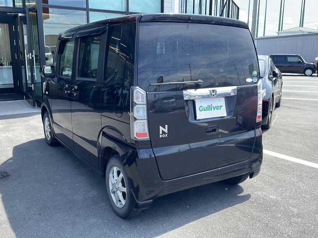 ホンダ Ｎ ＢＯＸ G Lパッケージ 宮城県 2012(平24)年 12.3万km クリスタルブラックパール ・純正ナビ/　CD.DVD.USB.SD/・ワンセグTV/・バックモニター/・片側パワースライドドア/・横滑り防止装置/・アイドリングストップ/・プッシュスタート/・スマートキー/・オートエアコン/・社外LEDヘッドライト/・社外13インチアルミホイール/・純正フロアマット