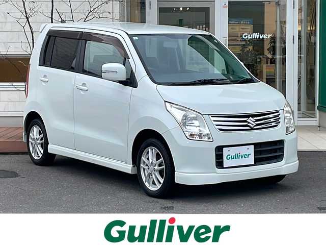 スズキ ワゴンＲ LTD 青森県 2010(平22)年 4.4万km パールホワイト 4WD/社外メモリナビ・ワンセグTV/CD・DVD・SD/バックカメラ/運転席シートヒーター/純正フロアマット/HIDヘッドライト/オートライト/社外14インチアルミ/プッシュスタート/スマートキー/ドアバイザー/保証書・取説書
