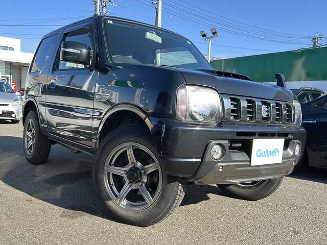 スズキ ジムニー ランドベンチャー 福島県 2017(平29)年 16.1万km ブルーイッシュブラックパール3 社外ナビゲーション/・型番：MDV-D304/・ワンセグTV/SD/USB/AUX/CD/FM/AM/・ETC/革張りステアリング/・ステアリングスイッチ/ハーフレザーシート/・D席シートヒーター/シガーライター/背面タイヤン/・型番：MDV-D304/・ワンセグTV/SD/USB/AUX/CD/FM/AM/・ETC/革張りステアリング/・ステアリングスイッチ/ハーフレザーシート/・D席シートヒーター/シガーライター/背面タイヤ/電動格納ミラー/・ウィンカーミラー/ハロゲンヘッドライト/・フォグランプ/・ヘッドライトレベライザー/純正フロアマット/ドアバイザー/積込みサマータイヤ/・純正AW/・溝4mm