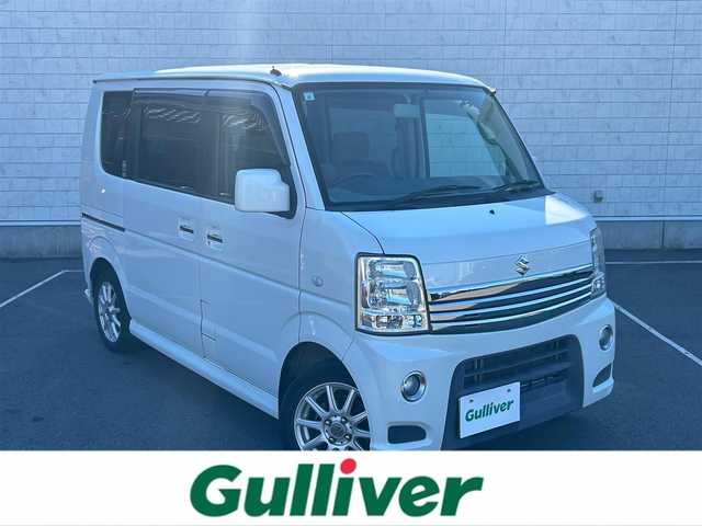 スズキ エブリィ ワゴン PZターボ スペシャル 静岡県 2011(平23)年 8.1万km パールホワイト 社外メモリナビ　/（ AM/FM/CD)/ワンセグTV/ETC　/両側パワースライドドア /リモコンキー　/スペアキー　/オートエアコン　/社外１４インチアルミホイール/取り扱い説明書/保証書