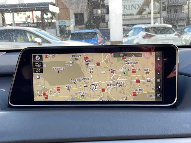 レクサス ＲＸ 沖縄県 2017(平29)年 8.5万km ホワイトノーヴァガラスフレーク 純正ナビ・TV/Bluetooth・CD・DVD/バックカメラ/ETC/ドライブレコーダー/サンルーフ/パワーバックドア/パワーシート/シートヒーター・エアシート/オートライト/衝突軽減システム/メモリーシート/クルーズコントロール/オートマチックハイビーム