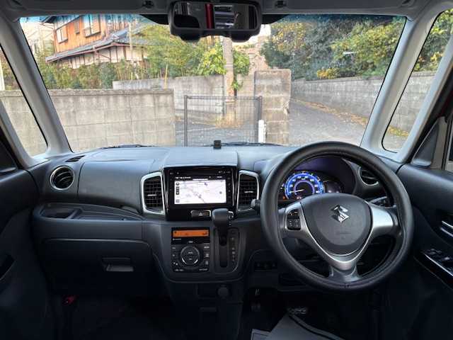 スズキ スペーシア カスタム XS 大阪府 2016(平28)年 4.3万km フェニックスレッドパール 純正ナビ/フルセグ/全方位カメラ/スズキセーフティサポート/両側パワースライドドア/運転席シートヒーター/ビルトインETC/ステアリングスイッチ/プッシュスタート/スマートキー×2