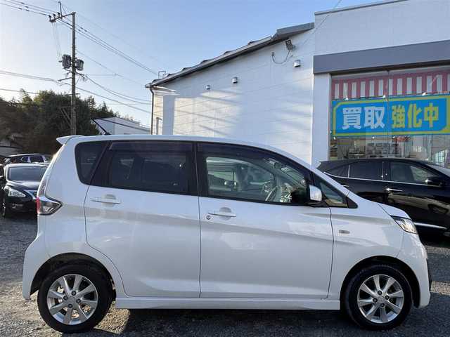 三菱 ｅＫカスタム M 熊本県 2014(平26)年 4.5万km シルキーホワイト 社外SDナビ/【フルセグTV/FM/AM/CD/DVD/USB】/アイドリングストップ/純正14インチアルミホイール/ベンチシート/リモコンキー/AAC/ABS/パワーステアリング/パワーウインドウ/取扱説明書/保証書