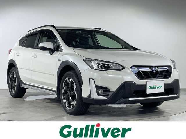 スバル ＸＶ ハイブリッド アドバンス 福岡県 2021(令3)年 2万km クリスタルホワイトP ・社外7インチナビ/（CD、DVD、フルセグ、Bluetooth）/・プッシュスタート/・革巻きステアリング/・アイサイト/・パドルシフト/・ETC/・ハーフレザーシート/・D/Nパワーシート/・オートライト/・フォグライト/・ヘッドライトリベライザー/・電格ミラー/・ウィンカーミラー/・純正18インチAW